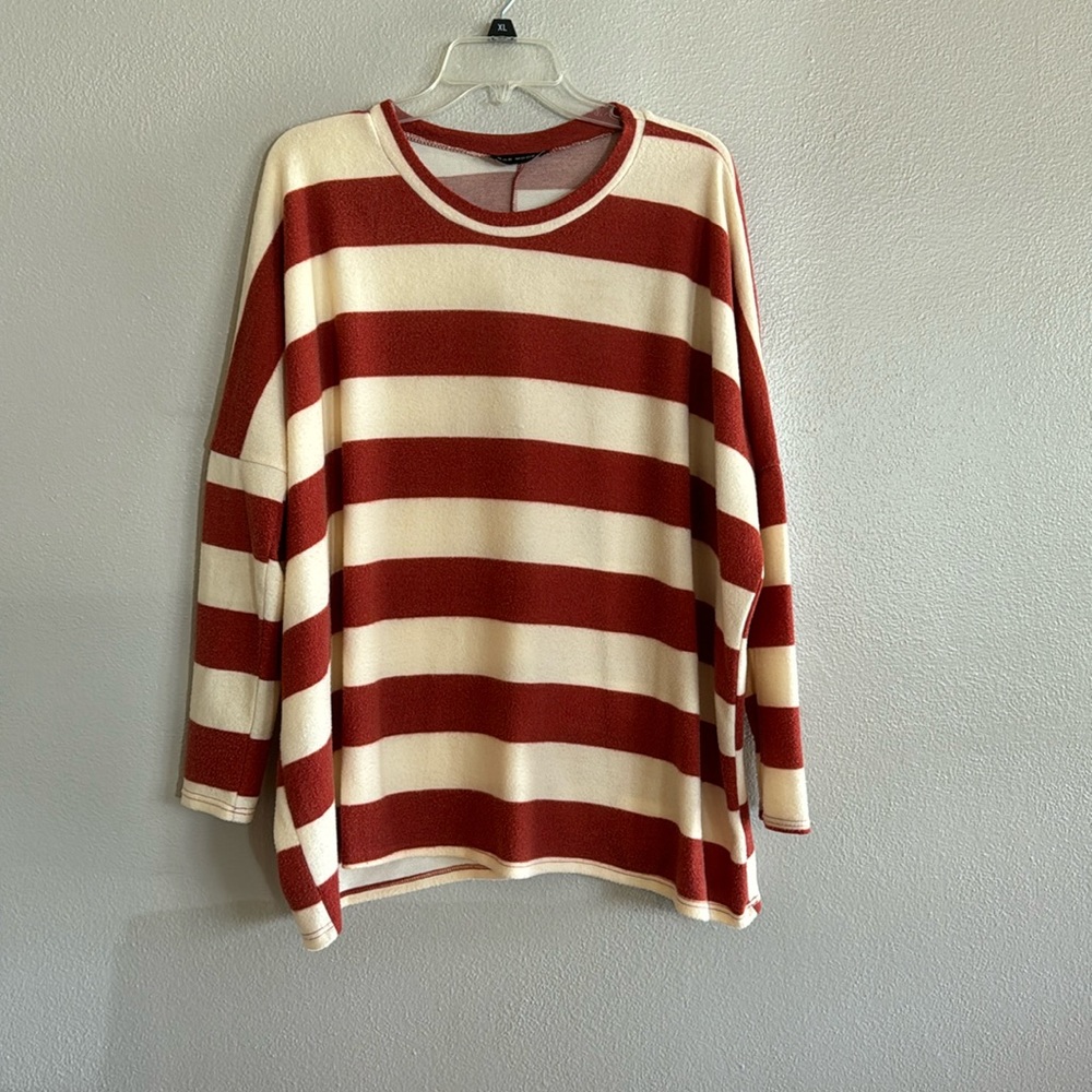 Rae Mode Striped Lightweight Sweater
